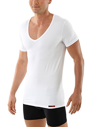 ALBERT KREUZ Deep-V Unterhemd Business Herrenunterhemd aus Bio-Stretch-Baumwolle Kurzarm Weiß 7/XL ALBERT KREUZ Deep-V Unterhemd Business Herrenunterhemd aus Bio-Stretch-Baumwolle Kurzarm Weiß 7/XL von ALBERT KREUZ