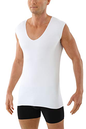 ALBERT KREUZ Herren Unterhemd randlos Lasercut nahtlos Clean Cut Deep-V ohne Arm weiß 08/XXL ALBERT KREUZ Herren Unterhemd randlos Lasercut nahtlos Clean Cut Deep-V ohne Arm weiß 08/XXL von ALBERT KREUZ