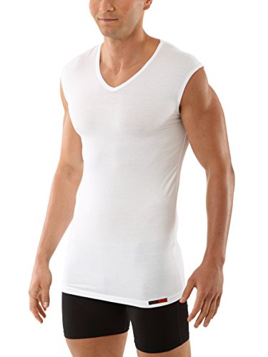 ALBERT KREUZ V-Unterhemd Business Herrenunterhemd aus Micromodal Light atmungsaktiv ohne Arm weiß 7/XL ALBERT KREUZ V-Unterhemd Business Herrenunterhemd aus Micromodal Light atmungsaktiv ohne Arm weiß 7/XL von ALBERT KREUZ