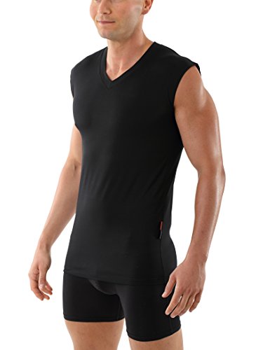 ALBERT KREUZ V-Unterhemd Business Herrenunterhemd aus Stretch-Baumwolle ohne Arm schwarz 8/XXL ALBERT KREUZ V-Unterhemd Business Herrenunterhemd aus Stretch-Baumwolle ohne Arm schwarz 8/XXL von ALBERT KREUZ