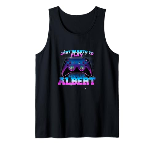 Herren ALBERT - LEVEL UP mit Controller: WILL NUR SPIELEN Tank Top Herren ALBERT - LEVEL UP mit Controller: WILL NUR SPIELEN Tank Top von ALBERT Sohn Enkel Geburtstag Geschenkideen