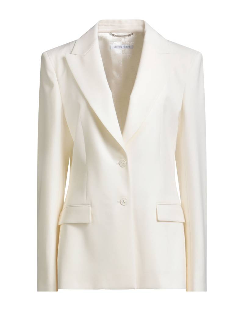 ALBERTA FERRETTI Blazer Damen Elfenbein von ALBERTA FERRETTI