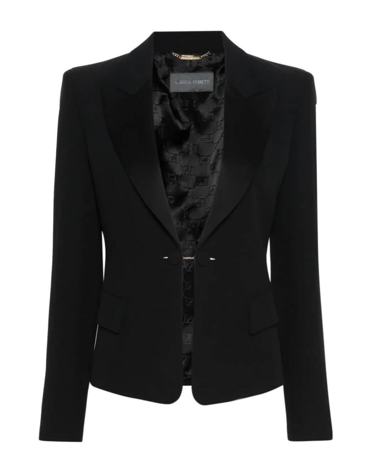 ALBERTA FERRETTI Blazer Damen Schwarz von ALBERTA FERRETTI