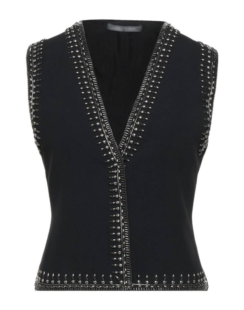 ALBERTA FERRETTI Couture-weste Damen Schwarz von ALBERTA FERRETTI