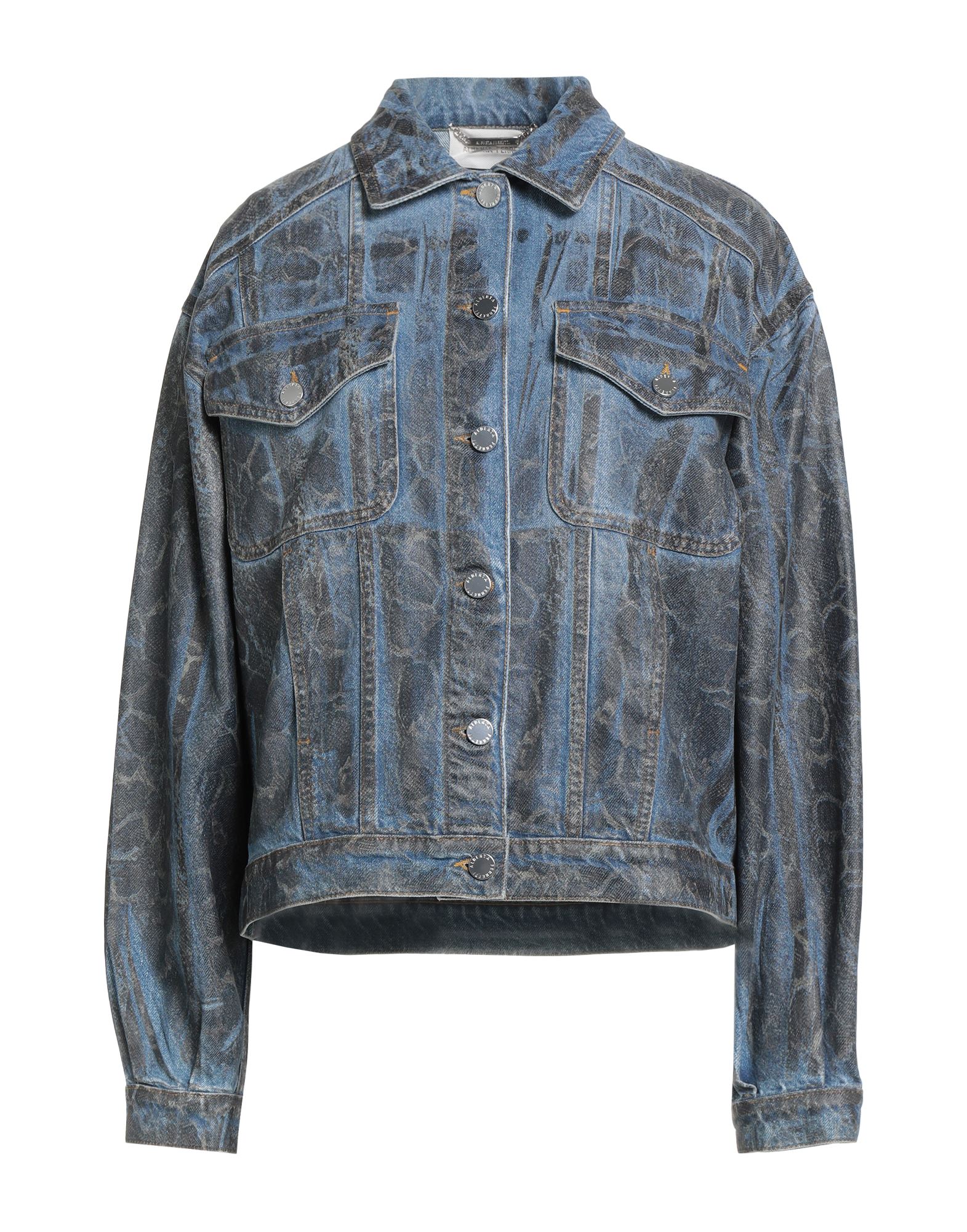 ALBERTA FERRETTI Jeansjacke/-mantel Damen Blau ALBERTA FERRETTI Jeansjacke/-mantel Damen Blau von ALBERTA FERRETTI