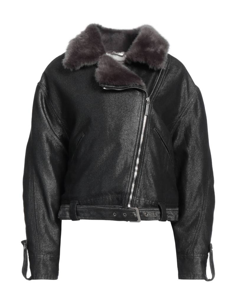 ALBERTA FERRETTI Jeansjacke/-mantel Damen Schwarz von ALBERTA FERRETTI