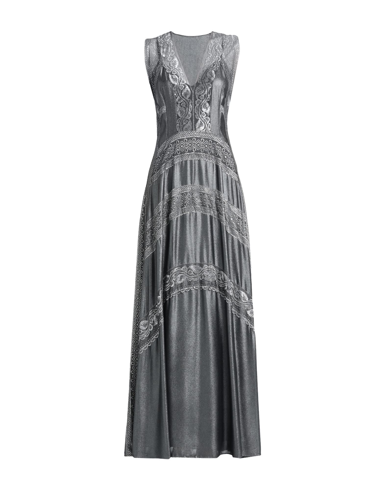 ALBERTA FERRETTI Maxi-kleid Damen Silber von ALBERTA FERRETTI