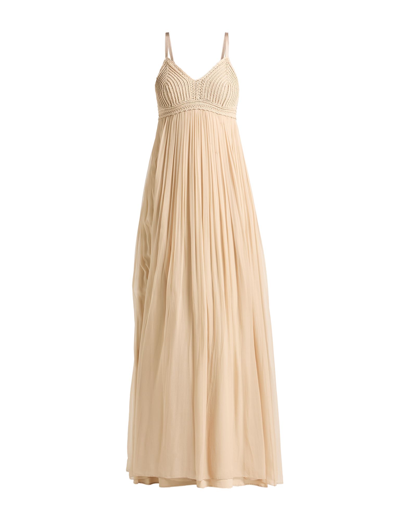 ALBERTA FERRETTI Maxi-kleid Damen Beige von ALBERTA FERRETTI