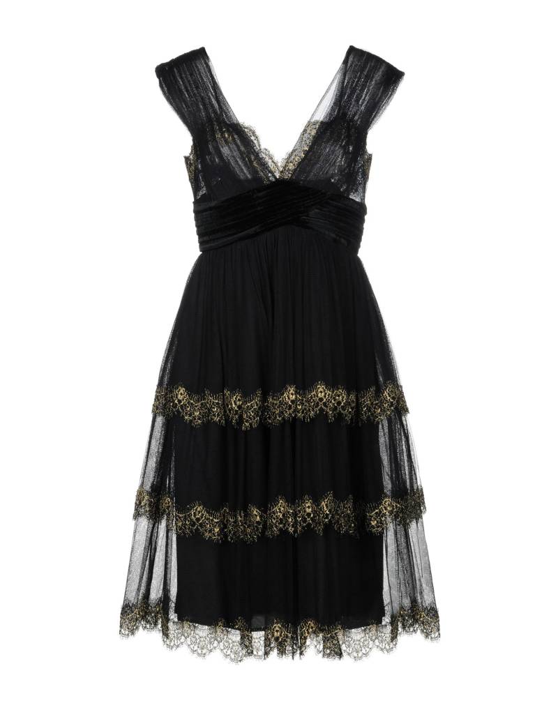ALBERTA FERRETTI Midi-kleid Damen Schwarz von ALBERTA FERRETTI