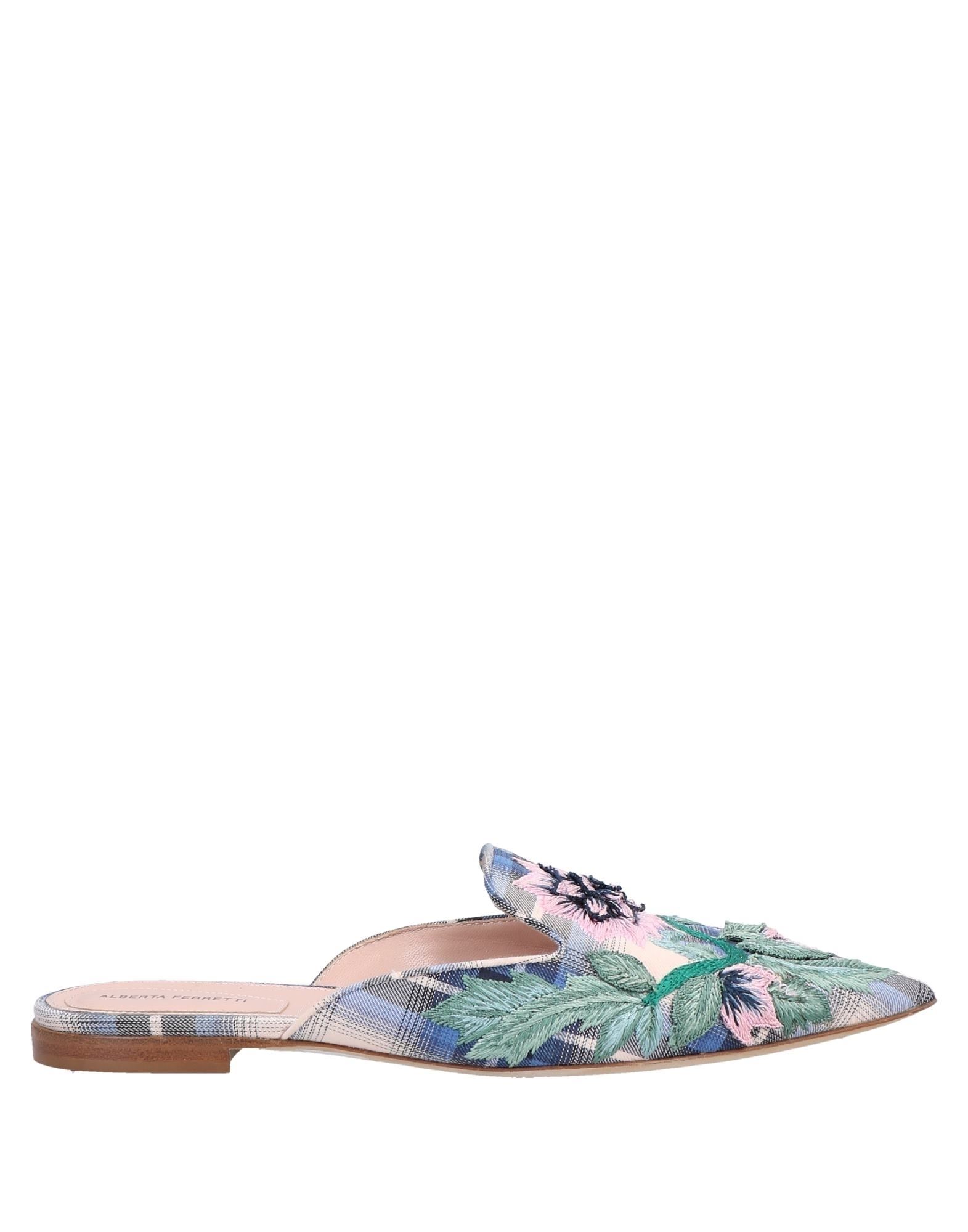 ALBERTA FERRETTI Mules & Clogs Damen Blau von ALBERTA FERRETTI