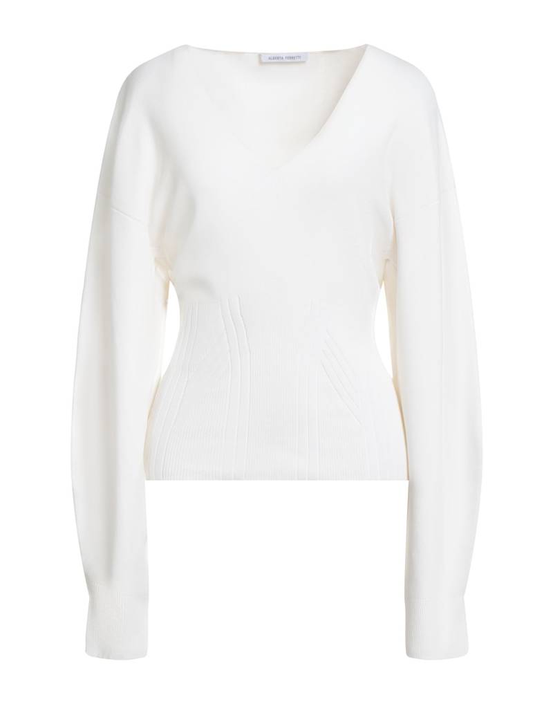 ALBERTA FERRETTI Pullover Damen Weiß von ALBERTA FERRETTI