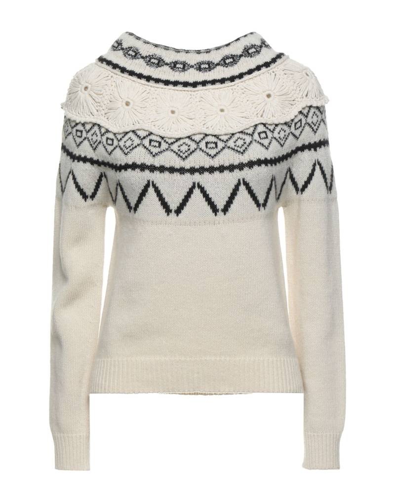 ALBERTA FERRETTI Rollkragenpullover Damen Elfenbein von ALBERTA FERRETTI