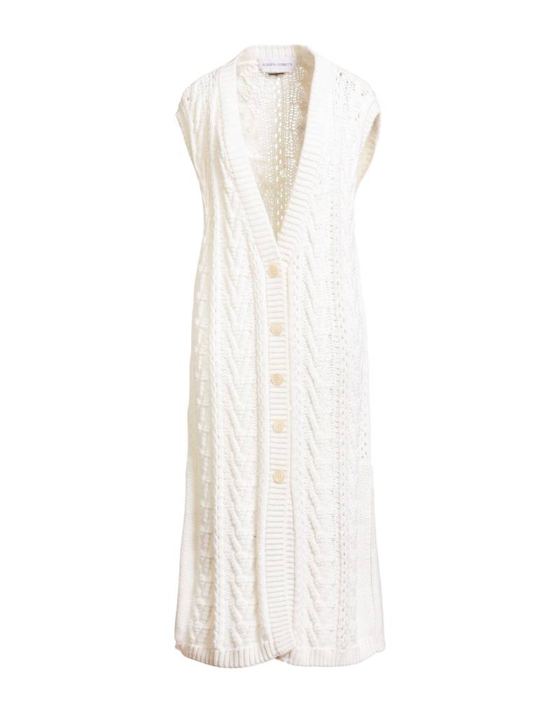 ALBERTA FERRETTI Strickjacke Damen Cremeweiß von ALBERTA FERRETTI