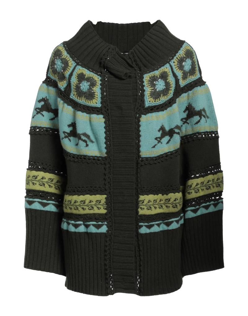 ALBERTA FERRETTI Strickjacke Damen Dunkelgrün von ALBERTA FERRETTI