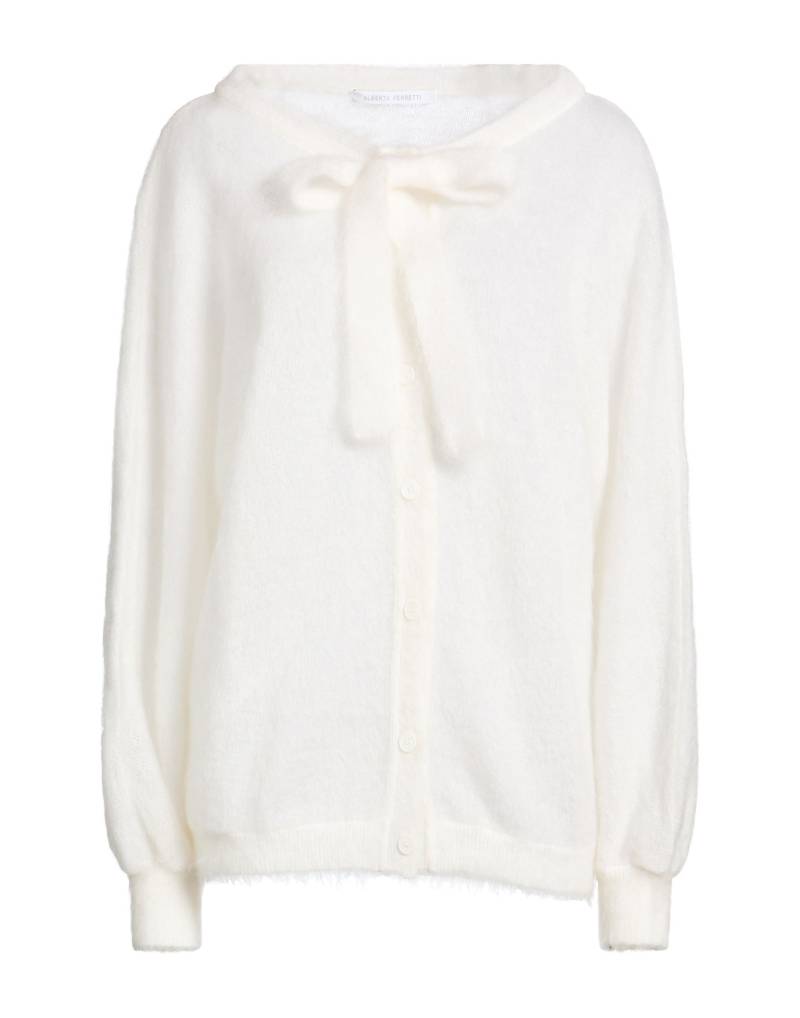 ALBERTA FERRETTI Strickjacke Damen Weiß von ALBERTA FERRETTI
