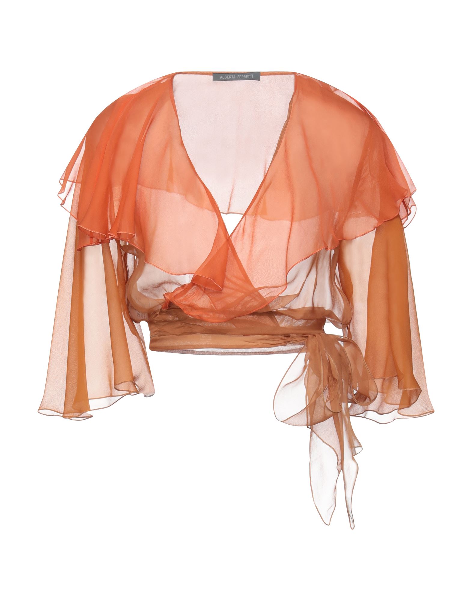 ALBERTA FERRETTI Wickelpullover Damen Lederfarben von ALBERTA FERRETTI