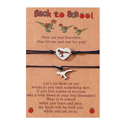 ALBERTBAND Mutter Tochter Sohn Armbänder Set Armband Schulkind Zurück Zur Schule Geschenke Erster Schultag Schmuck Geburtstagsgeschenke für Jungen und Mädchen (back to school) ALBERTBAND Mutter Tochter Sohn Armbänder Set Armband Schulkind Zurück Zur Schule Geschenke Erster Schultag Schmuck Geburtstagsgeschenke für Jungen und Mädchen (back to school) von ALBERTBAND