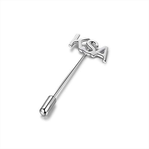 Albertband Personalisierte Name Brosche Pins für Frauen Gravierte Monogramm Buchstaben Alphabet Initial Anstecknadel Broschen Rede Meetings Party Brosche in Gold/Roségold/Silber (#style 2) von ALBERTBAND