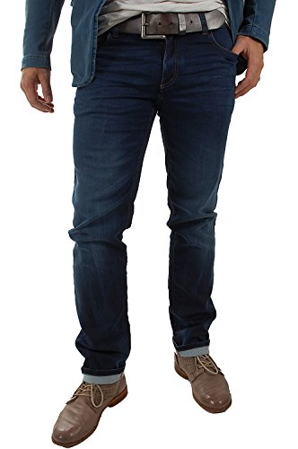 ALBERTO - Herren 5-Pocket Cosy Jeans Regular Fit (1859 4817), Größe:W29/L32, Farbe:Navy (898) von ALBERTO