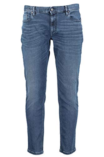 ALBERTO - Herren 5-Pocket Jeans Slim Fit (1572 4237), Größe:W34/L32, Farbe:Navy (898) von ALBERTO