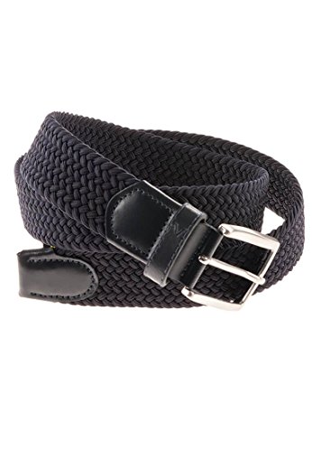 ALBERTO Herren Gürtel Flechtgürtel Basic Braided in Blau/Dunkelblau Länge 110 cm von ALBERTO