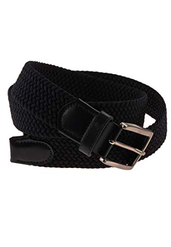 ALBERTO Herren Gürtel Flechtgürtel Basic Braided in Schwarz Länge 105 cm von ALBERTO