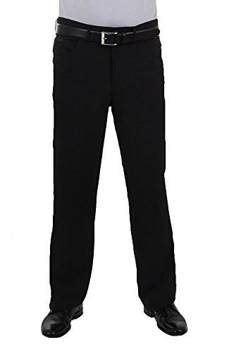 ALBERTO Regular Slim Fit Hose schwarz Größe W32 L34 von ALBERTO