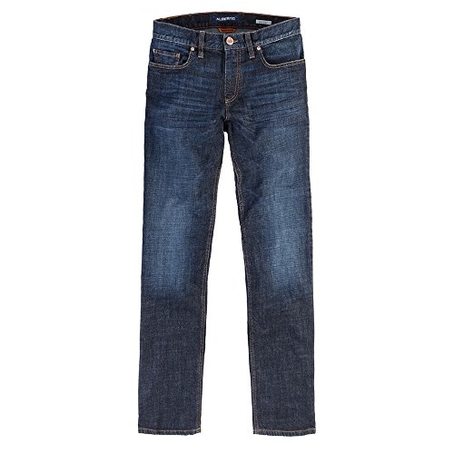 ALBERTO Regular Slim Fit Jeans Nachtblau Größe W30 L30 von ALBERTO