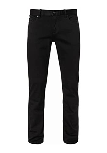 ALBERTO Regular Slim Fit Jeans Used 5 Pocket schwarz Größe W30 L30 von ALBERTO