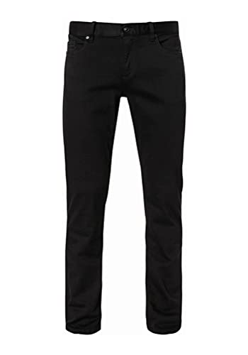 ALBERTO Regular Slim Fit Jeans Used 5 Pocket schwarz Größe W31 L30 von ALBERTO