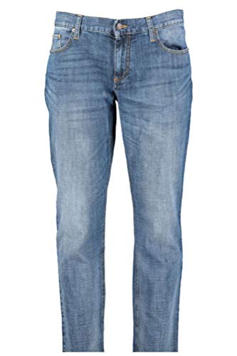 ALBERTO Regular Slim Fit Jeans mittelblau Größe W36 L30 von ALBERTO