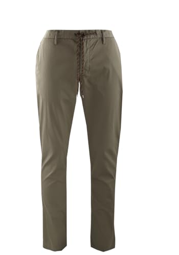 ALBERTO Slim Fit Hose Super Light Reißverschluss Paspelgesäßtaschen Oliv Größe W33 L32, 1506/3037/660 von ALBERTO