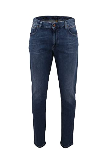 ALBERTO Tapered Fit Jeans Robin 5-Pocket dunkelblau Größe W30 L32 von ALBERTO