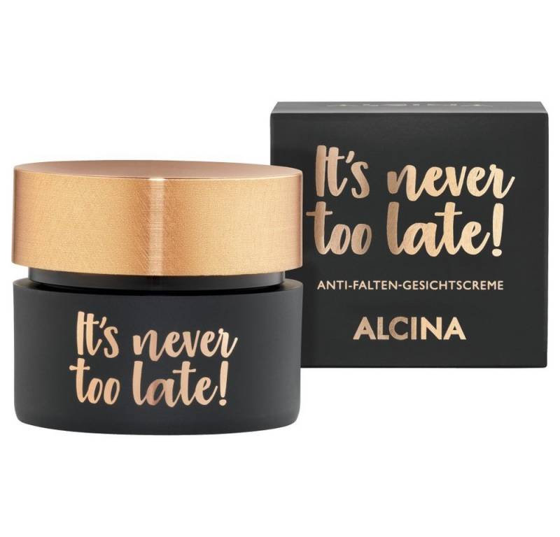 ALCINA Gesichtspflege Alcina It's never too late! Anti-Falten-Gesichtscreme 50 ml von ALCINA