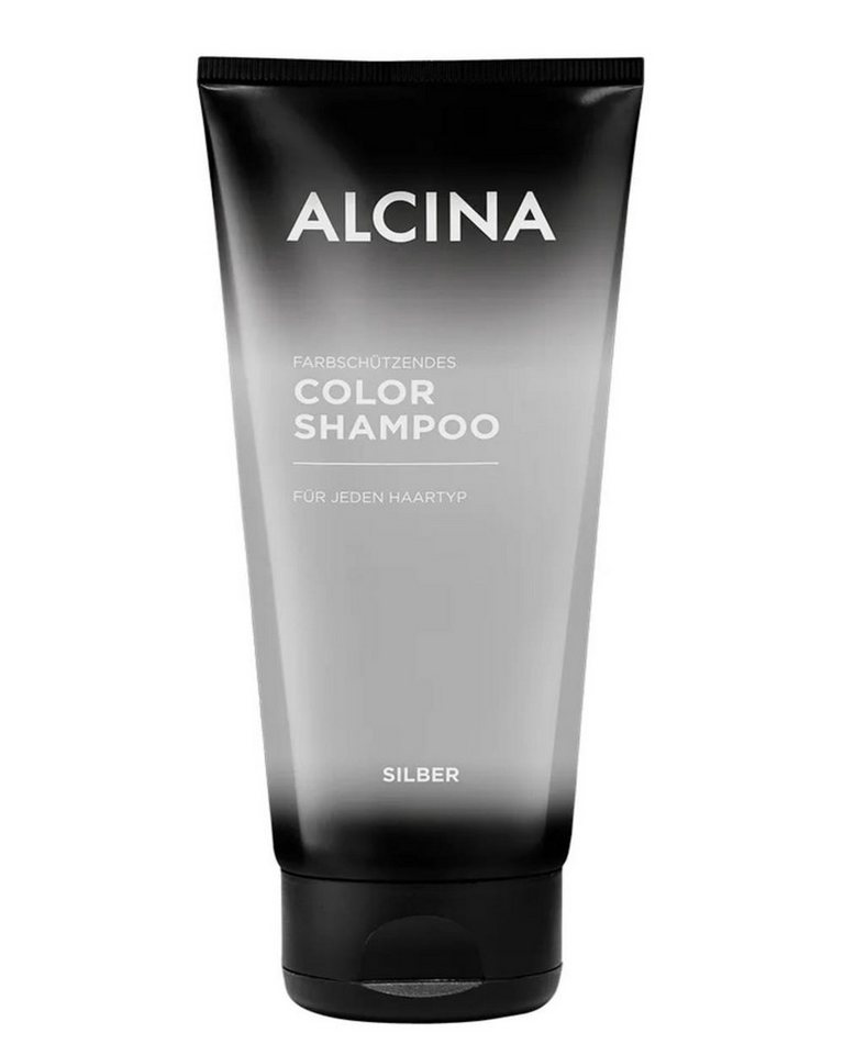 ALCINA Haarshampoo ALCINA Color Shampoo in Farbe silber (200 ml), Packung, reinigt und frischt auf, verleiht lebendigen Glanz von ALCINA