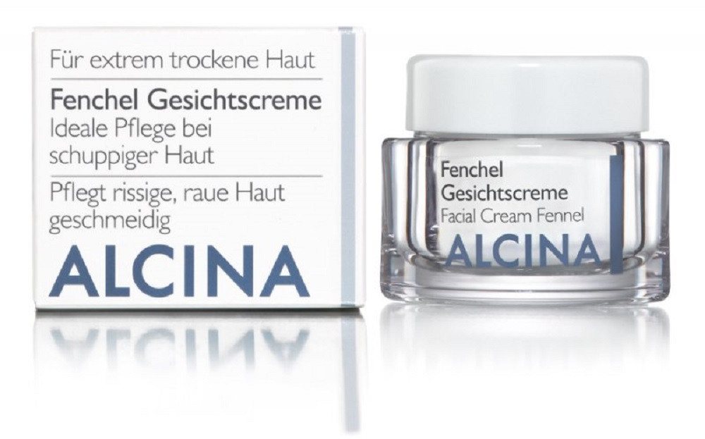 ALCINA Tagescreme ALCINA Fenchel Gesichtscreme (50 ml) Packung, Gesichtscreme mit Fenchelöl und Vitamin E für raue, schuppige Haut. von ALCINA