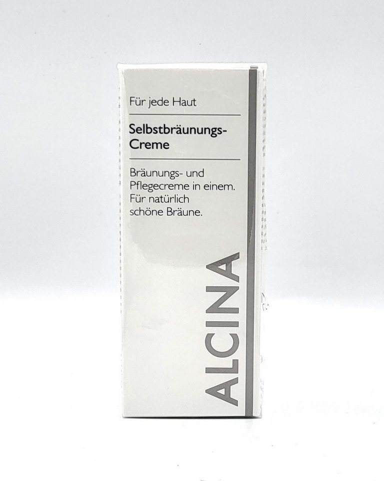 ALCINA Tagescreme ALCINA Selbstbräunungscreme für natürlich schöne Bräune 50 ml Packung, Selbstbräunungscreme mit Hyaluronsäure von ALCINA