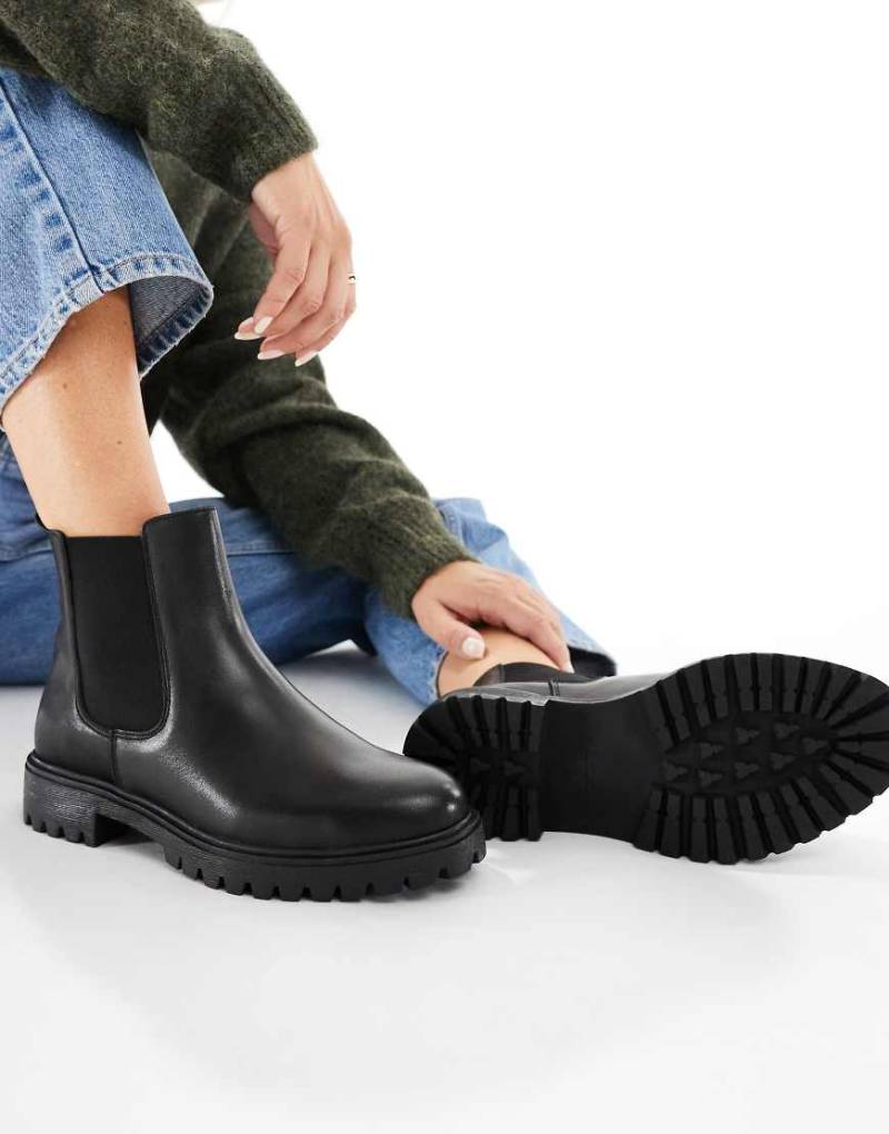 ALDO - Adalitlan - Chelsea-Stiefeletten aus schwarzem Leder von ALDO