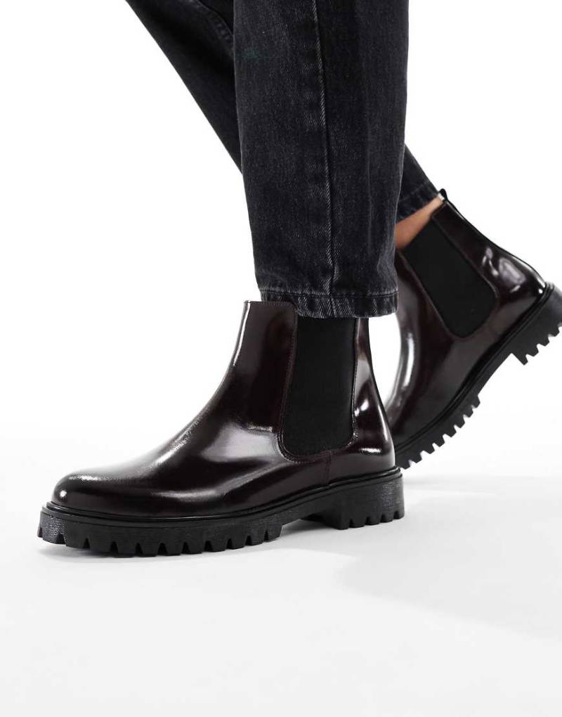 ALDO - Adalitlan - Chelsea-Stiefeletten in Burgunderrot von ALDO