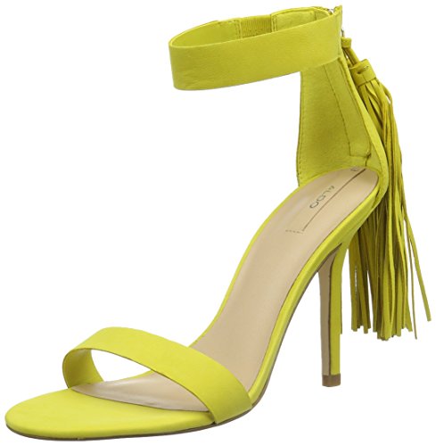 ALDO CELENA, Damen Knöchelriemchen Sandalen, Gelb (Yellow Miscellaneous/67), 37 EU von ALDO