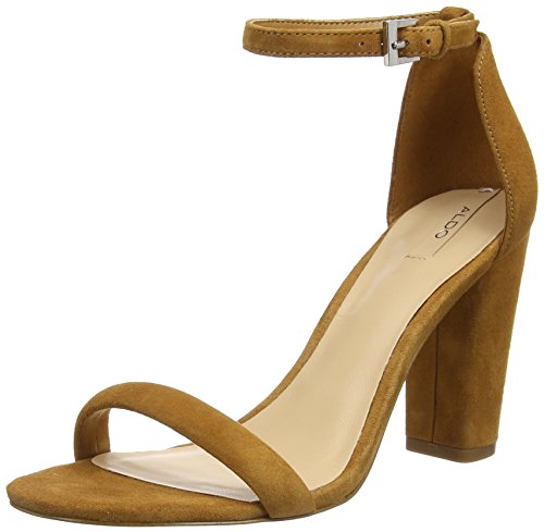 ALDO CICCI, Damen Knöchelriemchen Sandalen, Braun (Cognac/28), 39 EU von ALDO