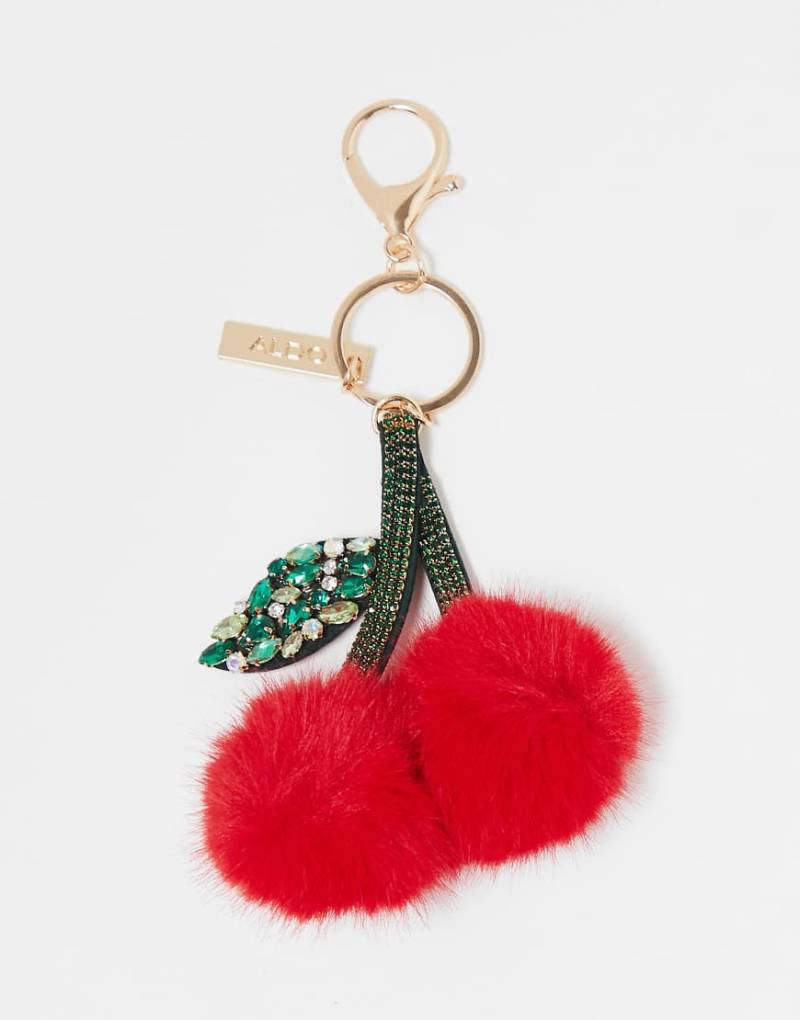 ALDO - Cheerycherry - Taschenanhänger im Kirsch-Design in Goldoptik-Rot von ALDO