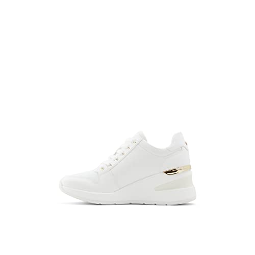 ALDO Damen Adwiwia Sneaker, Weiß gesteppt, 40 EU von ALDO