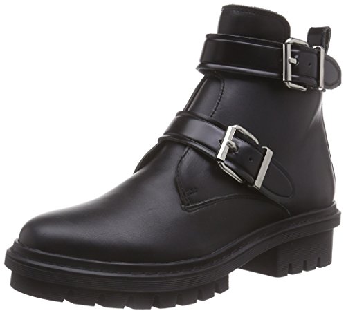 ALDO Damen Anne Biker Boots, Schwarz (Black Leather 97) von ALDO