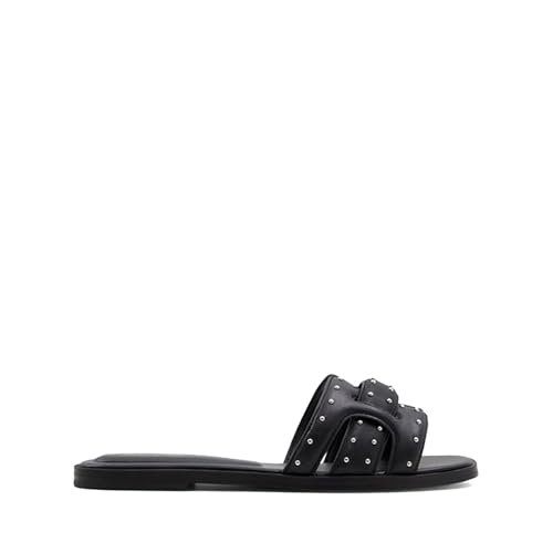 ALDO Damen Elenaa Flache Sandale, Schwarze Kombo, 38.5 EU ALDO Damen Elenaa Flache Sandale, Schwarze Kombo, 38.5 EU von ALDO