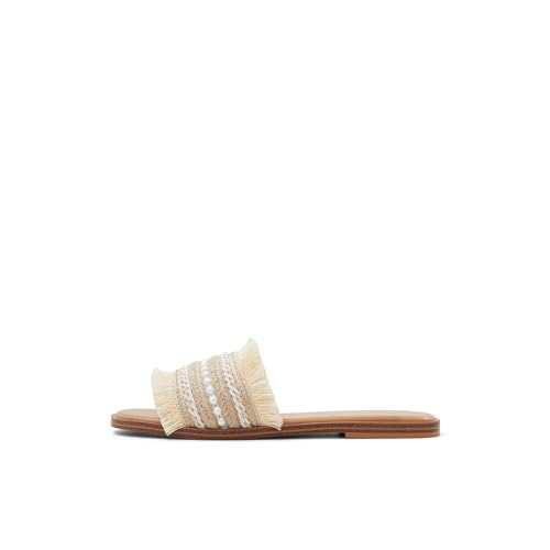 ALDO Damen Fransen Flache Sandale, S/B Natural, 40 EU von ALDO