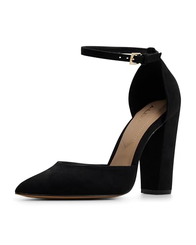 ALDO Damen Kleid Absatz Schuhe mit Blockabsatz Nicholes Größe 41 Pumps, Schwarz, Sonstiges, 37.5 EU von ALDO
