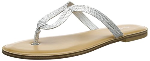 ALDO Damen ORIETTA T-Spangen Sandalen, Silber (Silver 81), 36 EU von ALDO