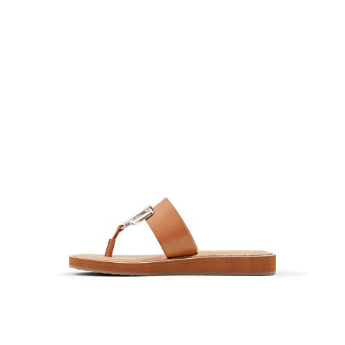 ALDO Damen Tatyx Flache Sandale, Cognac, 37.5 EU von ALDO