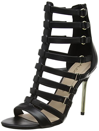 ALDO Damen UNACLYA Peeptoe Sandalen, Schwarz (Jet Black 96), 38 EU von ALDO